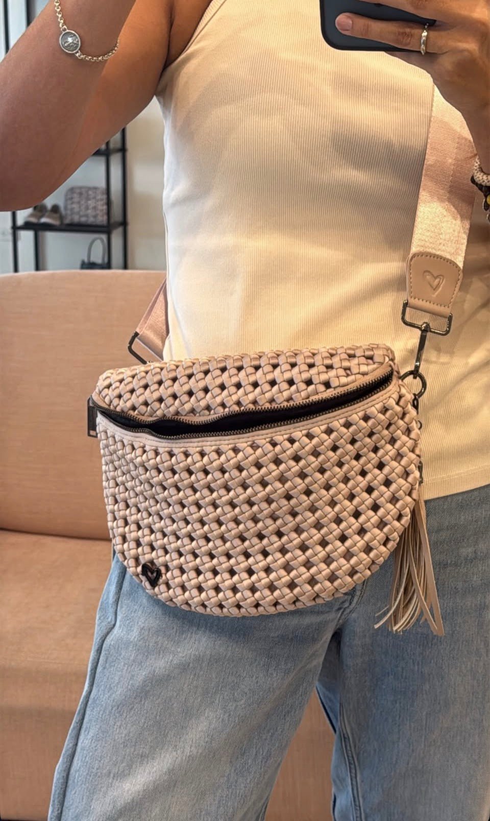 NEW: Lambton Woven Hand knotted Crossbody Bag preneLOVE®