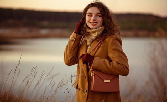 5 Ways to Style a Brown Handbag with a Black Outfit - preneLOVE®