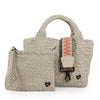 Brandon Small Woven Tote Bone