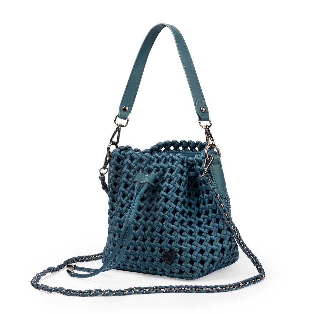 NEW: Brant Woven Hand-Knotted Bucket Bag