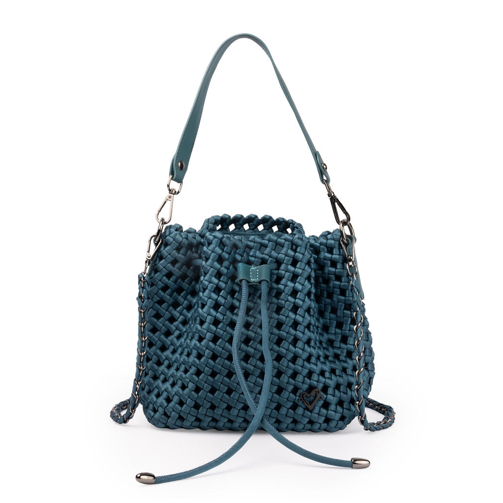NEW: Brant Woven Hand-Knotted Bucket Bag