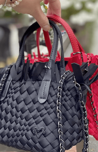 Barrie Mini Woven Tote (Fringe Top) preneLOVE®