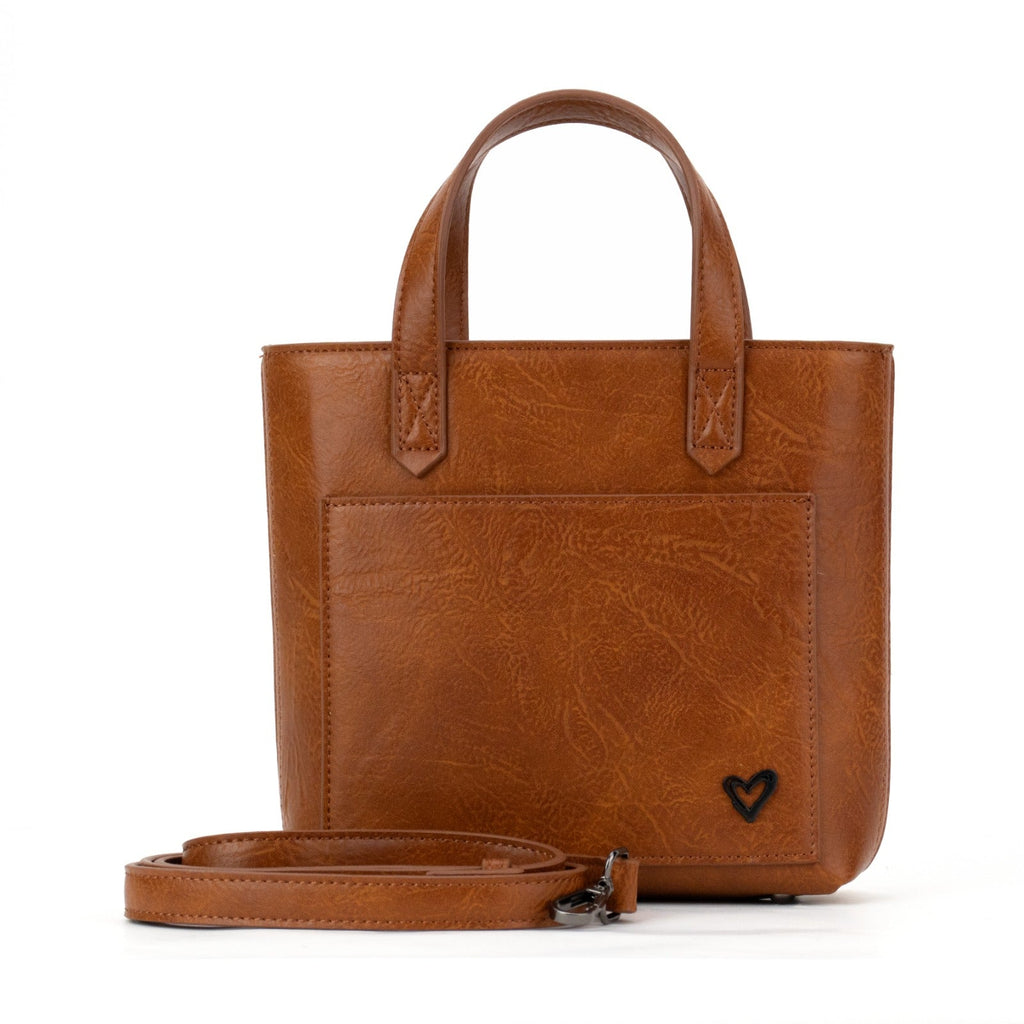 Beddington Vegan Leather Crossbody Bag - Cognac (Arrives Jan 1 2026) preneLOVE®