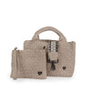 Brandon Small Woven Tote - Dusty Pink preneLOVE®