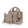 Brandon Small Woven Tote - Dusty Pink preneLOVE®