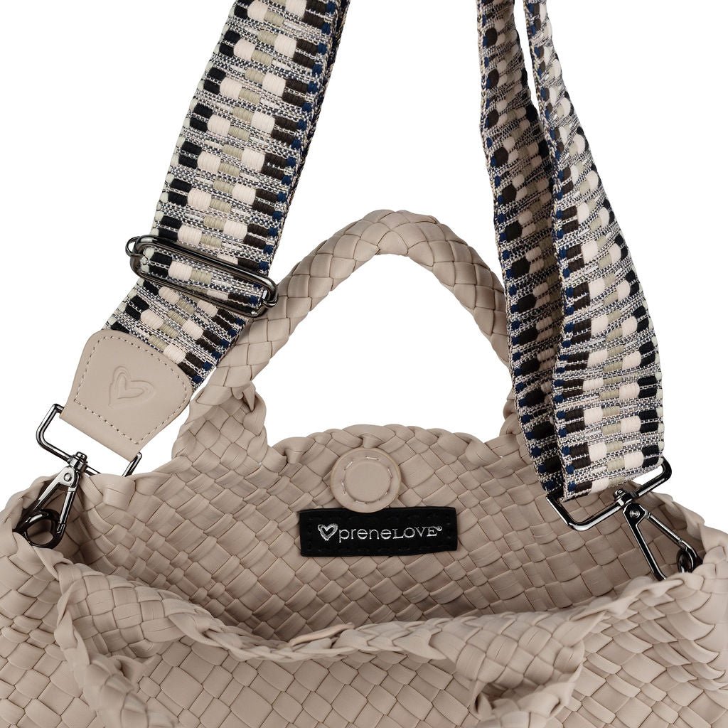Brandon Small Woven Tote - Dusty Pink preneLOVE®