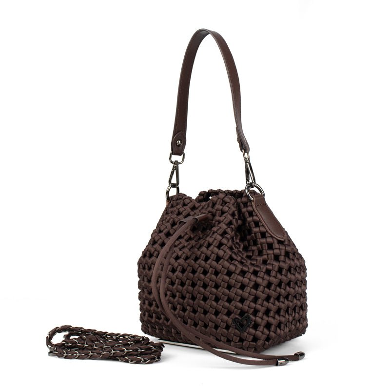 Brant Woven Hand-Knotted Bucket Bag preneLOVE®