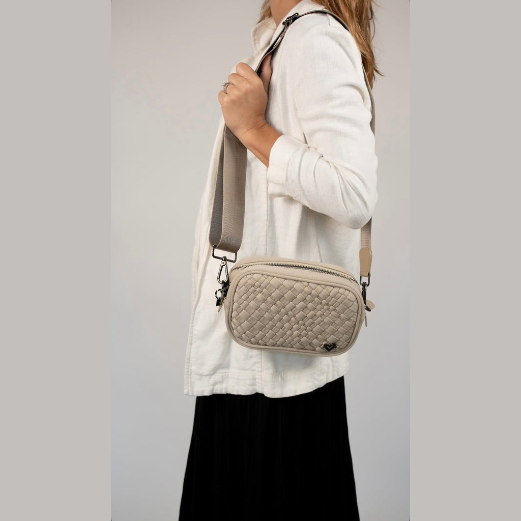 Caledon Woven Crossbody - Khaki preneLOVE®