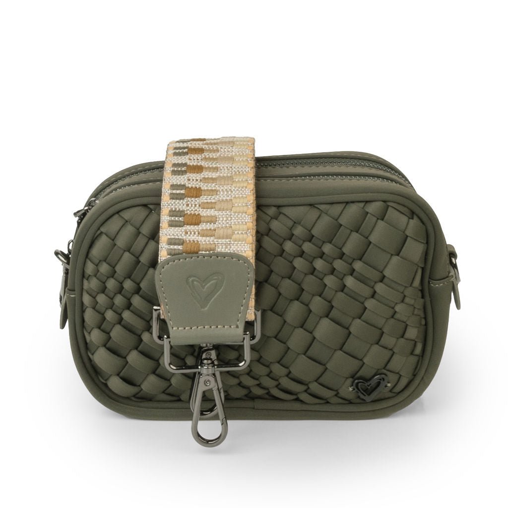 Caledon Woven Crossbody - Khaki preneLOVE®
