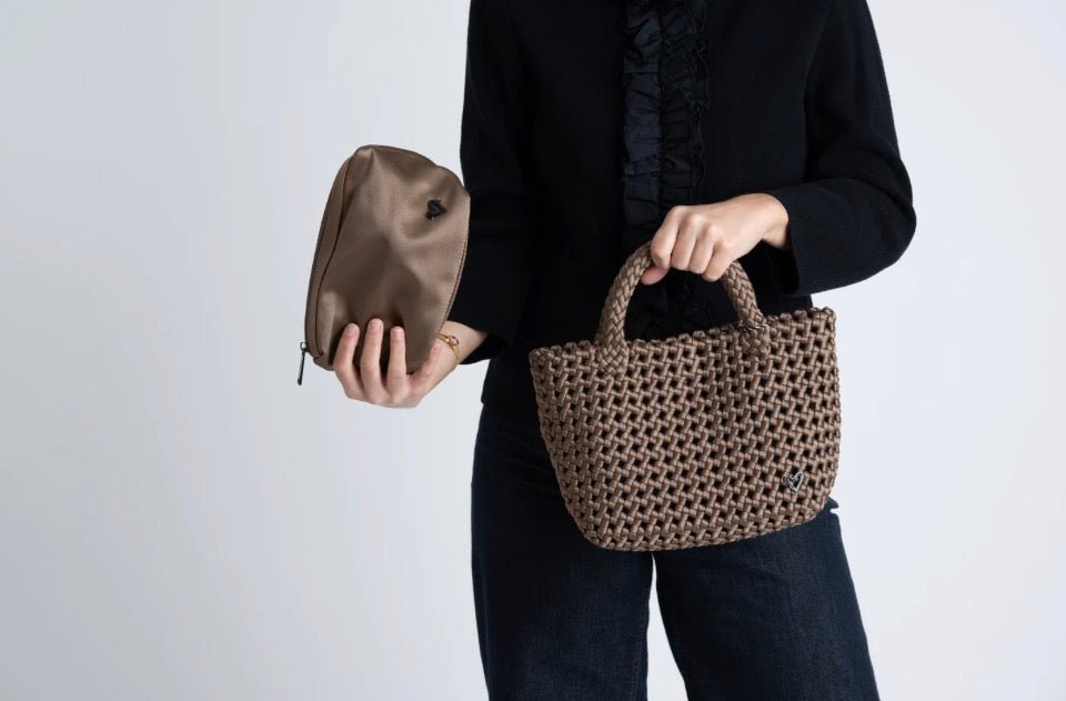 Cambridge Small Woven Hand-knotted Tote preneLOVE®