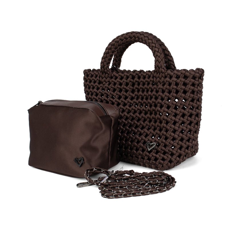 Cambridge Small Woven Hand-knotted Tote preneLOVE®