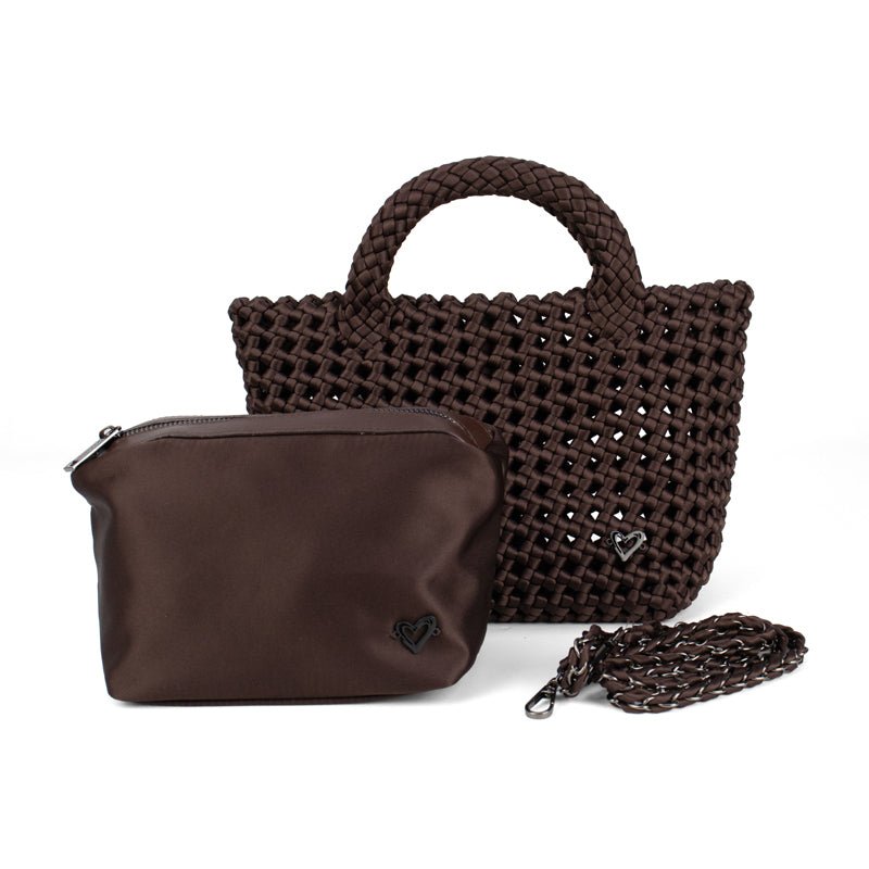 Cambridge Small Woven Hand-knotted Tote preneLOVE®