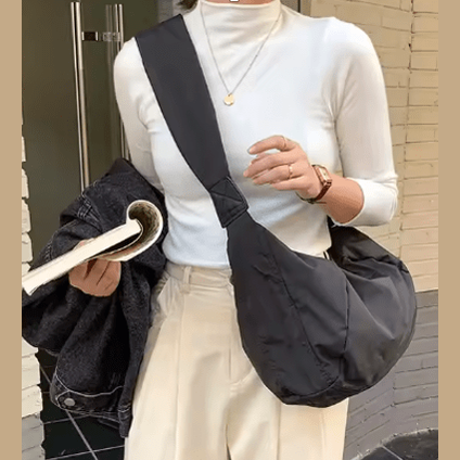 Cana Crescent Crossbody - Black preneLOVE®