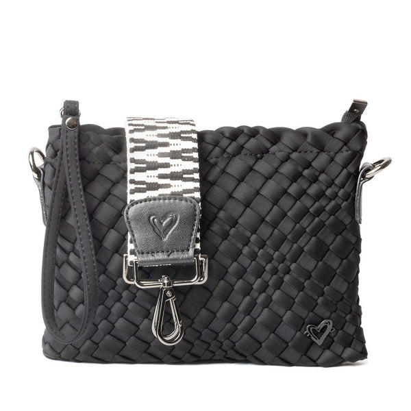 Charlotte Hand-woven Crossbody - Black Onyx preneLOVE®