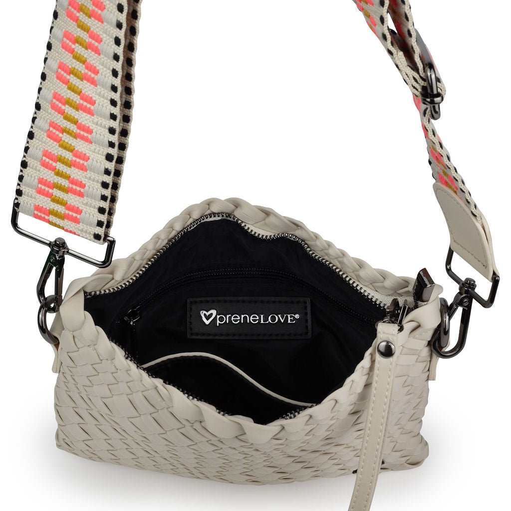 Charlotte Woven Crossbody - Bone preneLOVE®