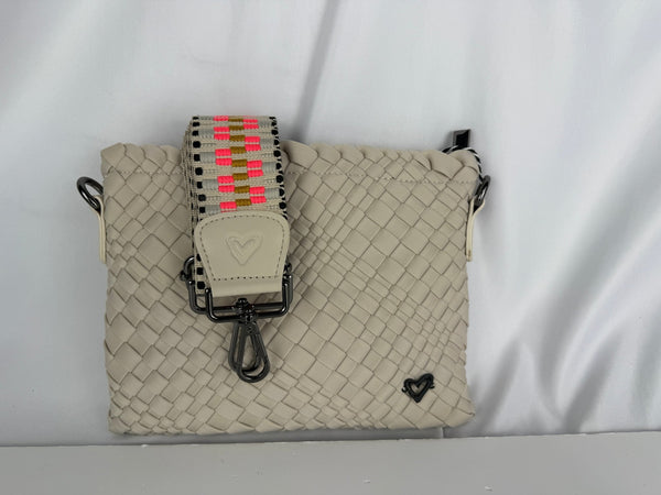Charlotte Woven Crossbody - Bone preneLOVE®