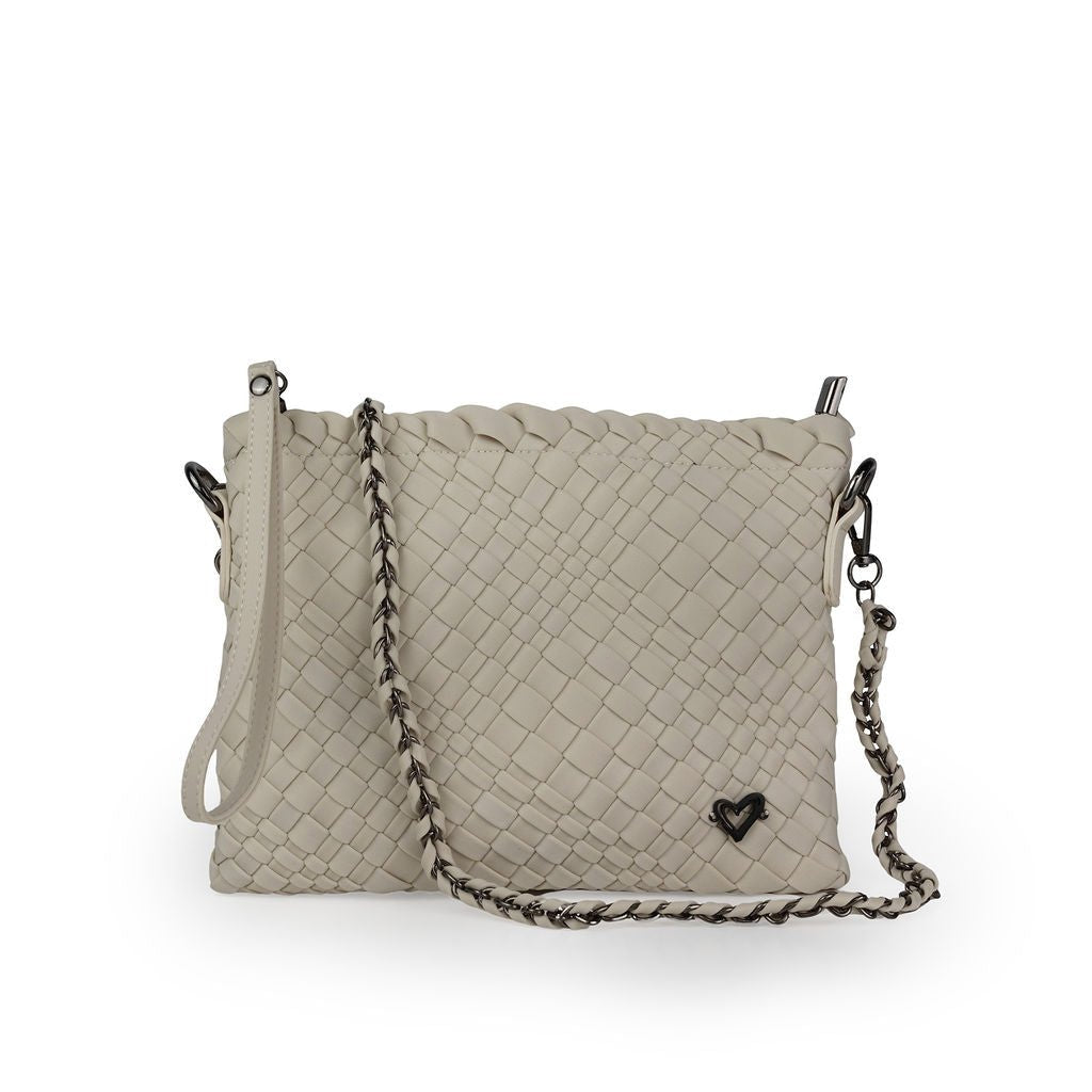 Charlotte Woven Crossbody - Bone preneLOVE®