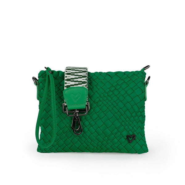 Charlotte Woven Crossbody - Kelly Green preneLOVE®