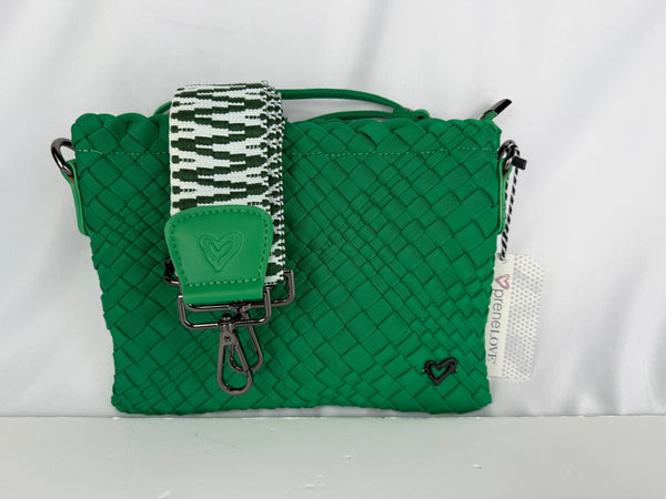 Charlotte Woven Crossbody - Kelly Green preneLOVE®