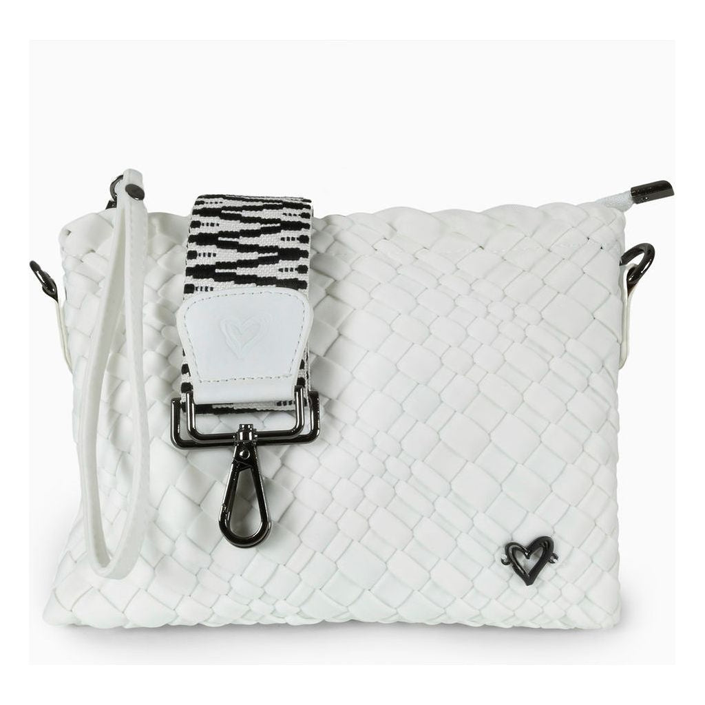 Charlotte Woven Crossbody - Polar White preneLOVE®