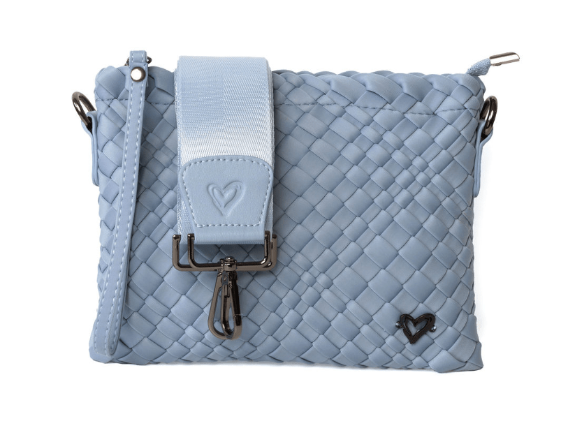 Charlotte Woven Crossbody - Sky Blue preneLOVE®