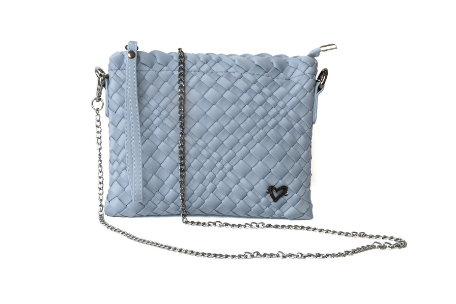 Charlotte Woven Crossbody - Sky Blue preneLOVE®