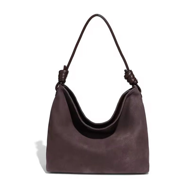 Chatham Vegan Suede Hobo Bag Chocolate preneLOVE®