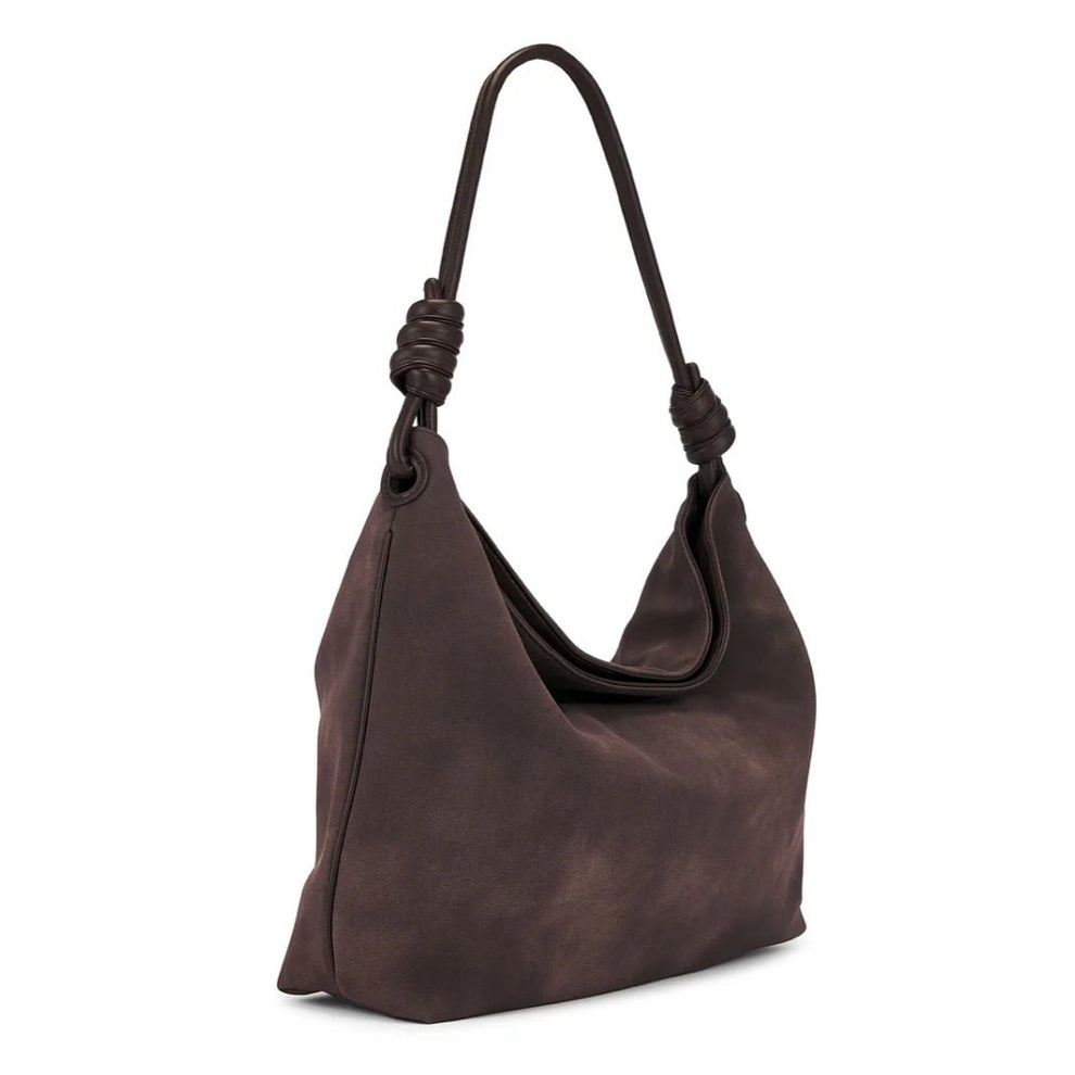 Chatham Vegan Suede Hobo Bag Chocolate preneLOVE®