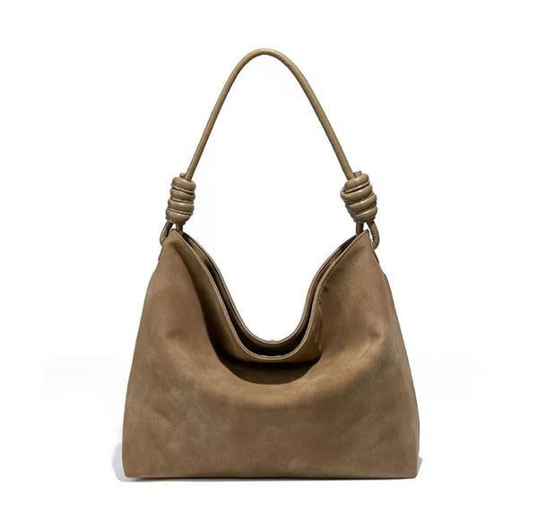Chatham Vegan Suede Hobo Bag Khaki preneLOVE®