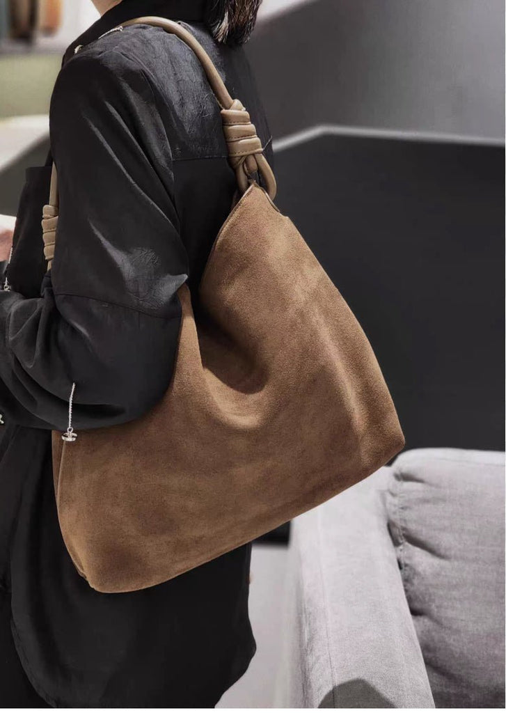 Chatham Vegan Suede Hobo Bag Khaki preneLOVE®