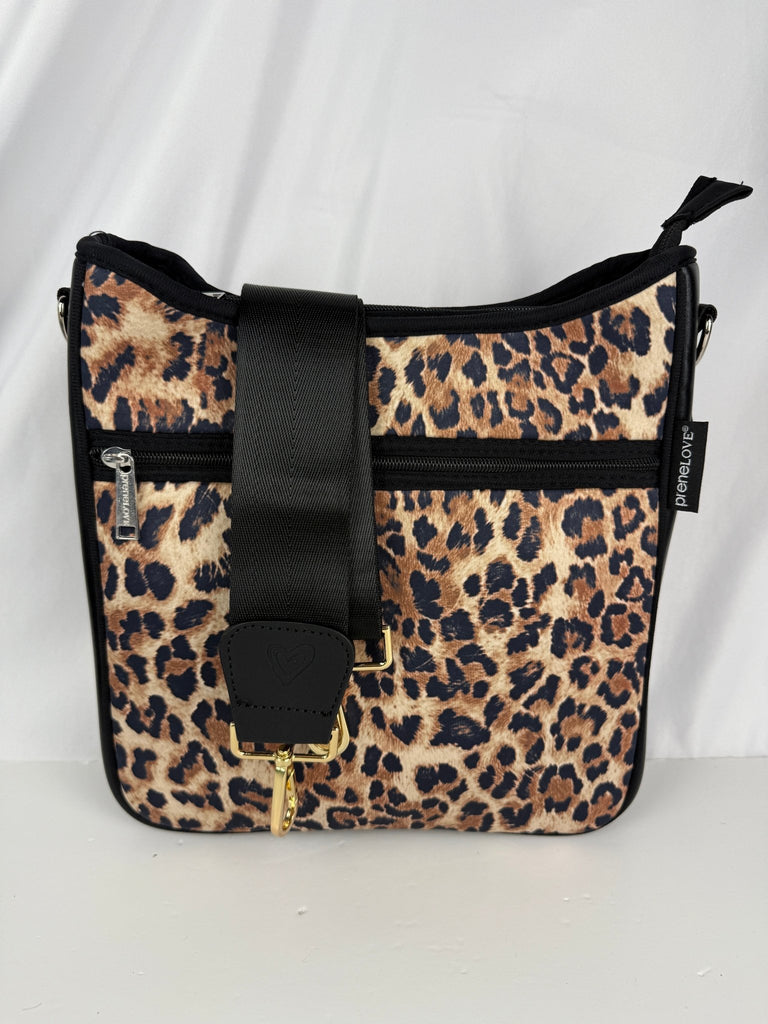 Classic Neoprene Messenger Bag - Leopard preneLOVE®