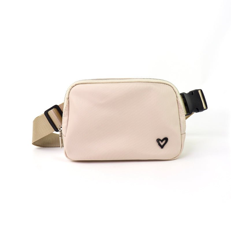 Dixie Nylon Belt/Crossbody Bag - Cream preneLOVE®