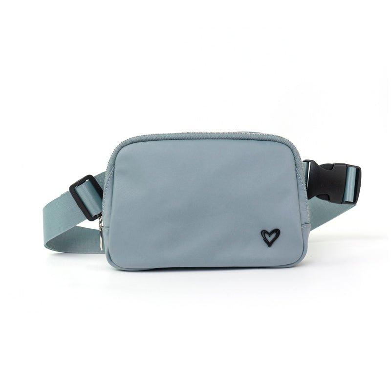 Dixie Nylon Belt/Crossbody Bag - Dusty Blue preneLOVE®