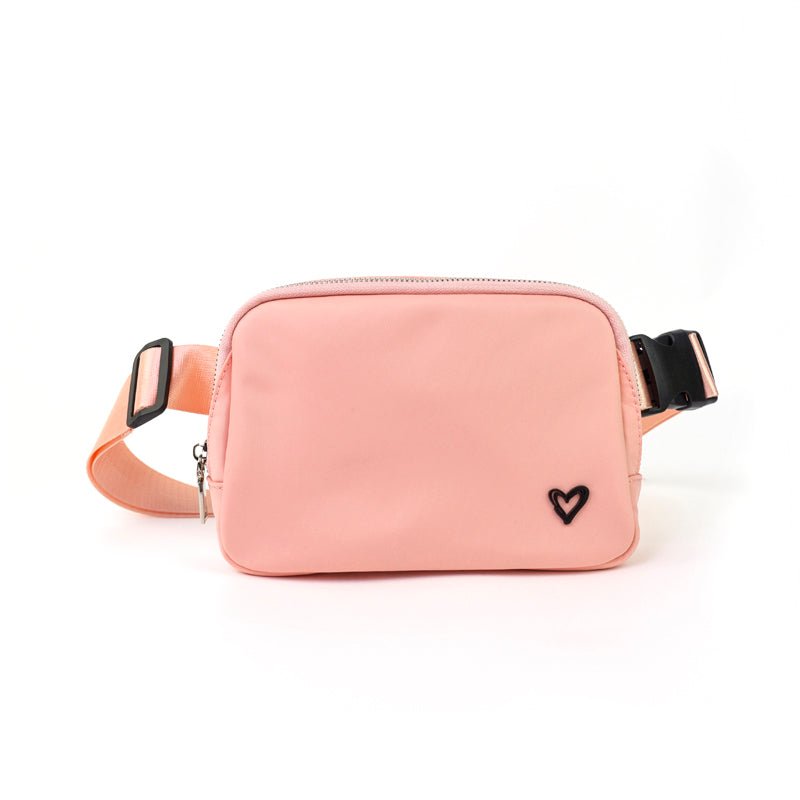 Dixie Nylon Belt/Crossbody Bag - Peach preneLOVE®