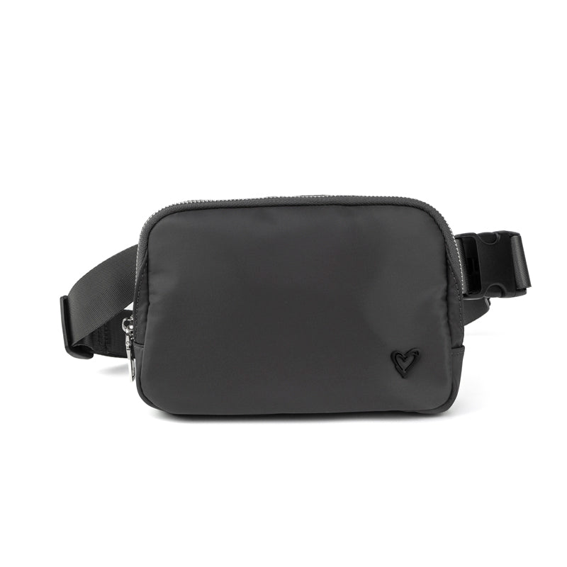 Dixie Nylon Crossbody/ Belt Bag - Charcoal Grey (Ships Oct 15) preneLOVE®