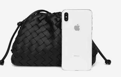 Elgin Woven Vegan Leather Crossbody Clutch preneLOVE®