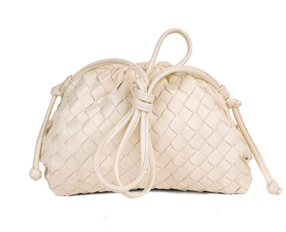 Elgin Woven Vegan Leather Crossbody Clutch preneLOVE®
