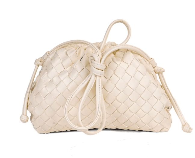 Elgin Woven Vegan Leather Crossbody Clutch preneLOVE®
