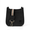 Elm Mini Vegan Suede Messenger - Black preneLOVE®