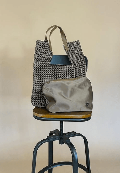 Eston Woven Hand - knotted Tote preneLOVE®