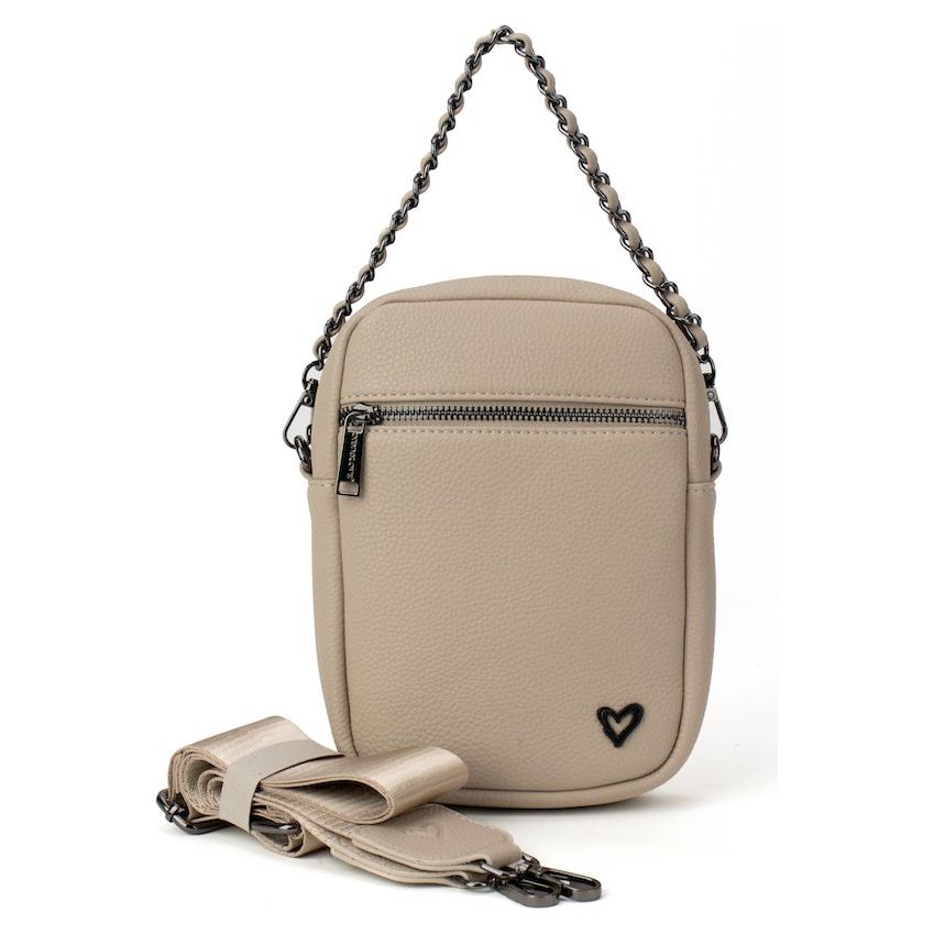 Hope Vegan Leather Phone Crossbody Bag - Stone (arrives Mid Dec) preneLOVE®