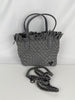 Imperfect: Barrie Mini Woven Tote (Fringe Top) - Grey preneLOVE®