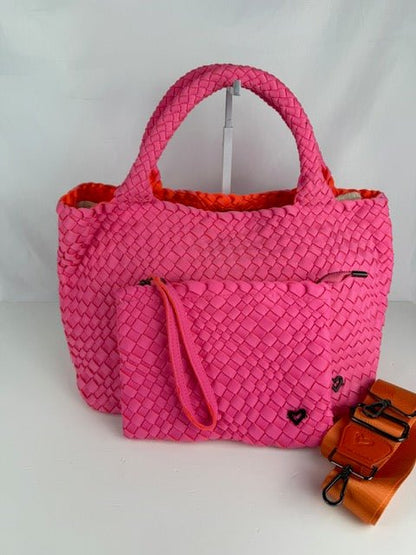 IMPERFECT: London Large Woven Tote - Various Colors/Designs preneLOVE®