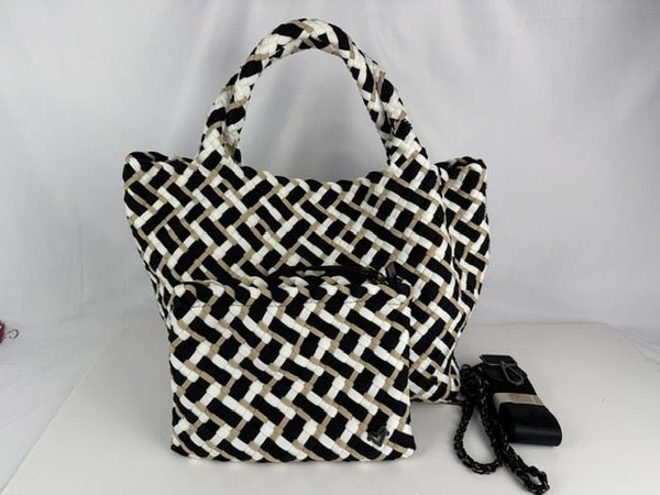 IMPERFECT: London Large Woven Tote - Various Colors/Designs preneLOVE®