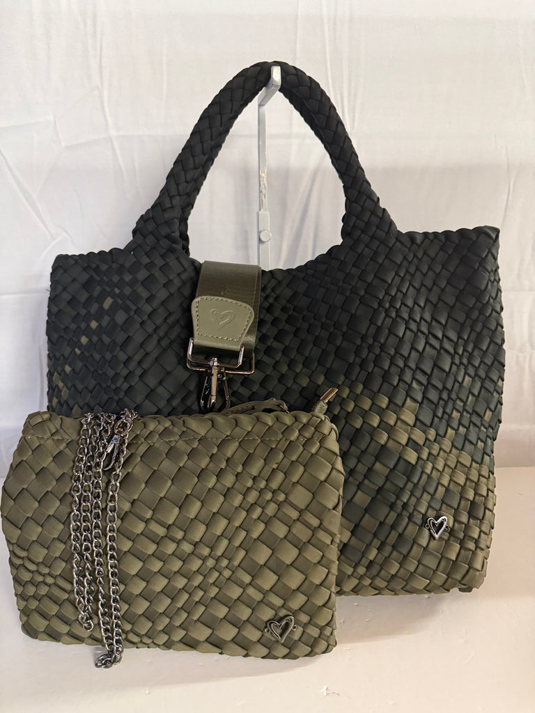 IMPERFECT SALE: Large Woven Tote - Various Colors/Designs preneLOVE®