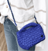 Imperfect: Tiny Mini Woven Tote - Cobalt (Sample/used in photoshoot) preneLOVE®
