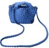 Imperfect: Tiny Mini Woven Tote - Cobalt (Sample/used in photoshoot) preneLOVE®