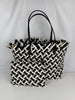 IMPERFECT: Vulcan Woven Large Tote (Fringed Top) - Tri - Color Weave (samples/used in photoshoot) preneLOVE®