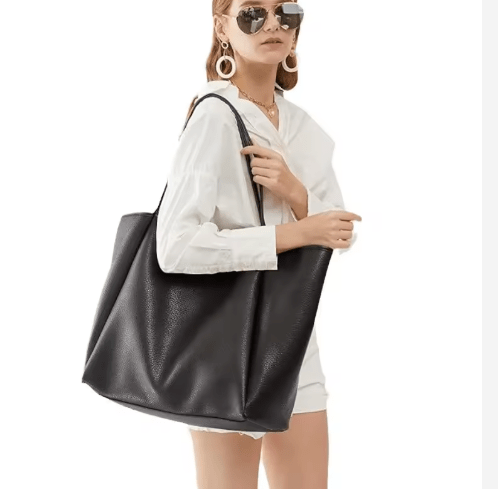 Keele Oversized Vegan Leather Tote preneLOVE®