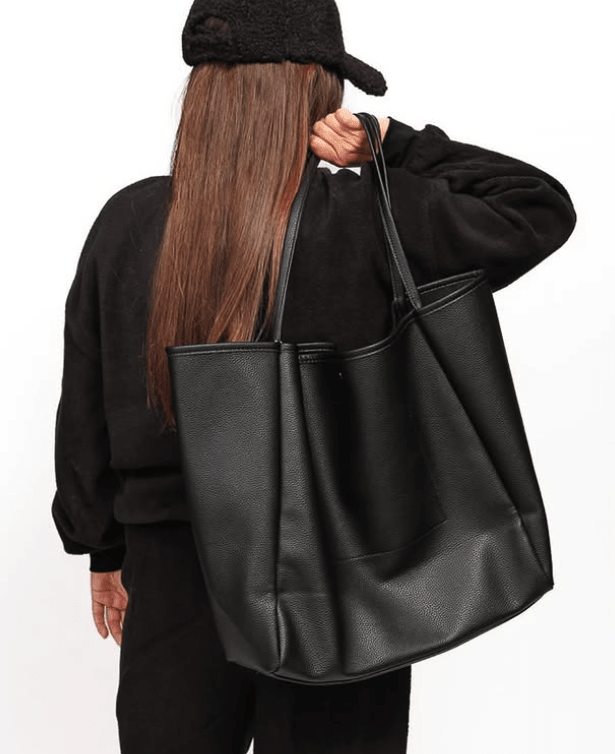 Keele Oversized Vegan Leather Tote preneLOVE®